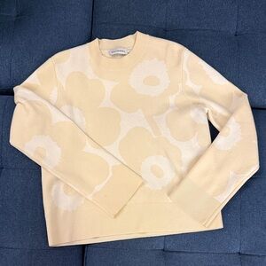 Marimekko Cream & Beige Unikko Knit Sweater